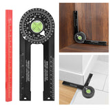 Maxbell 360 Degree Angle Ruler Finder Protractor Wordworking Ruler for Carpenters