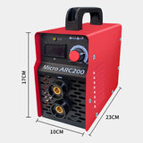 Maxbell Portable ARC Welder Inverter Multifunctional 200A for ARC200T-1 Appliances