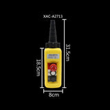 Maxbell Rainproof Hoist Crane Push Momentary IP65 Waterproof for Hoist Crane Control XAC A2713