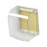 Maxbell Outlet Protective Cover Organizer for Kitchen Switch Plate Power Panel White Transparent