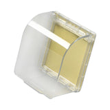 Maxbell Outlet Protective Cover Organizer for Kitchen Switch Plate Power Panel White Transparent