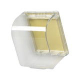 Maxbell Outlet Protective Cover Organizer for Kitchen Switch Plate Power Panel White Transparent