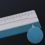 Maxbell Soft Wrap Squeegee with Scale Color Changing Film Scraper for Car Windshield