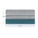 Maxbell Soft Wrap Squeegee with Scale Color Changing Film Scraper for Car Windshield