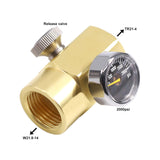 Maxbell Cylinder Refill Adapter with Switch and 2000PSI Pressure for W21.8-14 Valve