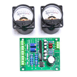 Maxbell RF Wideband Amplifier 6-12VDC Slience Stereo Amplifier with Volume Meter