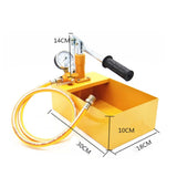 Maxbell Hydraulic Pressure Test Pump Pressure Resistant Hose for Valves Water Pipes