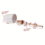 Maxbell Nozzle Extended Shroud Shield Cup Kit Consumables Accessory Set for