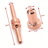 Maxbell Nozzle Extended Shroud Shield Cup Kit Consumables Accessory Set for