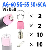 Maxbell Nozzle Shroud Shield Cup Kit Nozzles Cups Kit for Ag-60F and SG-55