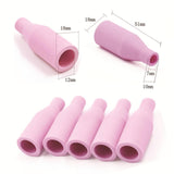 Maxbell Welding Torch Nozzle Accessory Wear Resistance Thicken Ceramics for 15AK