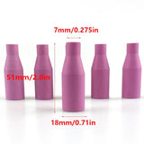 Maxbell Welding Torch Nozzle Accessory Wear Resistance Thicken Ceramics for 15AK
