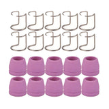 Maxbell 100Pcs Nozzle Shroud Shield Cup Kit Nozzles Cups Kit Replace for SG-55