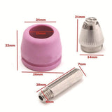 Maxbell 100Pcs Nozzle Shroud Shield Cup Kit Nozzles Cups Kit Replace for SG-55