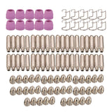 Maxbell 100Pcs Nozzle Shroud Shield Cup Kit Nozzles Cups Kit Replace for SG-55