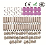 Maxbell 100Pcs Nozzle Shroud Shield Cup Kit Nozzles Cups Kit Replace for SG-55