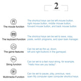 Maxbell USB Foot Pedal PC Triple Foot Switch PC Game Foot Pedal for PC Laptop Mouse