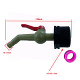 Maxbell Drain Adapter Replace Valve for Galvanized Drum Water Supply Controller 20mm straight