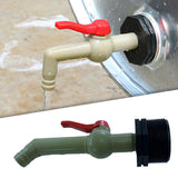 Maxbell Drain Adapter Replace Valve for Galvanized Drum Water Supply Controller 25mm 45 degrees