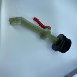 Maxbell Drain Adapter Replace Valve for Galvanized Drum Water Supply Controller 25mm 45 degrees