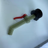 Maxbell Drain Adapter Replace Valve for Galvanized Drum Water Supply Controller 25mm 45 degrees