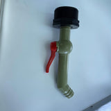 Maxbell Drain Adapter Replace Valve for Galvanized Drum Water Supply Controller 25mm 45 degrees