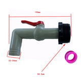 Maxbell Drain Adapter Replace Valve for Galvanized Drum Water Supply Controller 32mm 90 degrees