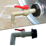 Maxbell Drain Adapter Replace Valve for Galvanized Drum Water Supply Controller 32mm 90 degrees