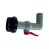 Maxbell Drain Adapter Replace Valve for Galvanized Drum Water Supply Controller 32mm 90 degrees
