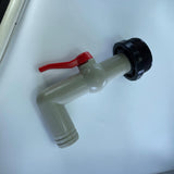 Maxbell Drain Adapter Replace Valve for Galvanized Drum Water Supply Controller 32mm 90 degrees