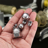 Maxbell 165 Pieces Hexagonal Acorn Nuts with Storage Box for Indoor and Outdoor