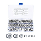 Maxbell 165 Pieces Hexagonal Acorn Nuts with Storage Box for Indoor and Outdoor