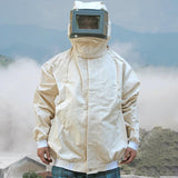 Maxbell Protective Coveralls Safety Work Overalls for Shipbuilding Woodworking Sandblasted Coat