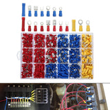 Maxbell 1200 Pieces Compact Brass Crimp Terminals Connector Cable Connector for Home