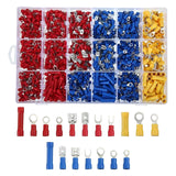 Maxbell 1200 Pieces Compact Brass Crimp Terminals Connector Cable Connector for Home