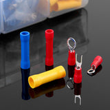 Maxbell 1200 Pieces Compact Brass Crimp Terminals Connector Cable Connector for Home