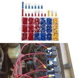 Maxbell 1200 Pieces Compact Brass Crimp Terminals Connector Cable Connector for Home