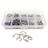 Maxbell 580x External Retaining Clamps Ring Washer with Storage Case 10 Sizes Silver