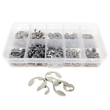 Maxbell 580x External Retaining Clamps Ring Washer with Storage Case 10 Sizes Silver