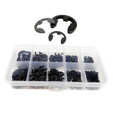Maxbell 580x External Retaining Clamps Ring Washer with Storage Case 10 Sizes Black