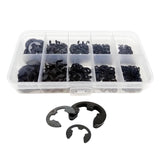 Maxbell 580x External Retaining Clamps Ring Washer with Storage Case 10 Sizes Black