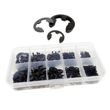 Maxbell 580x External Retaining Clamps Ring Washer with Storage Case 10 Sizes Black
