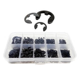 Maxbell 580x External Retaining Clamps Ring Washer with Storage Case 10 Sizes Black