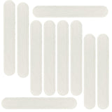 Maxbell 10 Pieces Hat Sweat Liner Hats Filler Size Reducer *Hat Sweat Bands Men white