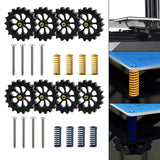 Maxbell Heatbed Leveling Kit M4 Hand Twist Leveling Nuts 3D Printer Accessories Yellow