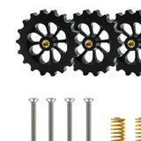 Maxbell Heatbed Leveling Kit M4 Hand Twist Leveling Nuts 3D Printer Accessories Yellow