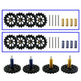 Maxbell Heatbed Leveling Kit M4 Hand Twist Leveling Nuts 3D Printer Accessories Blue