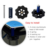 Maxbell Heatbed Leveling Kit M4 Hand Twist Leveling Nuts 3D Printer Accessories Blue