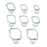 Maxbell Zinc Alloy Hose Clamp Hose Clip Assortment Clips for Agriculture Machinery