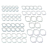 Maxbell Zinc Alloy Hose Clamp Hose Clip Assortment Clips for Agriculture Machinery